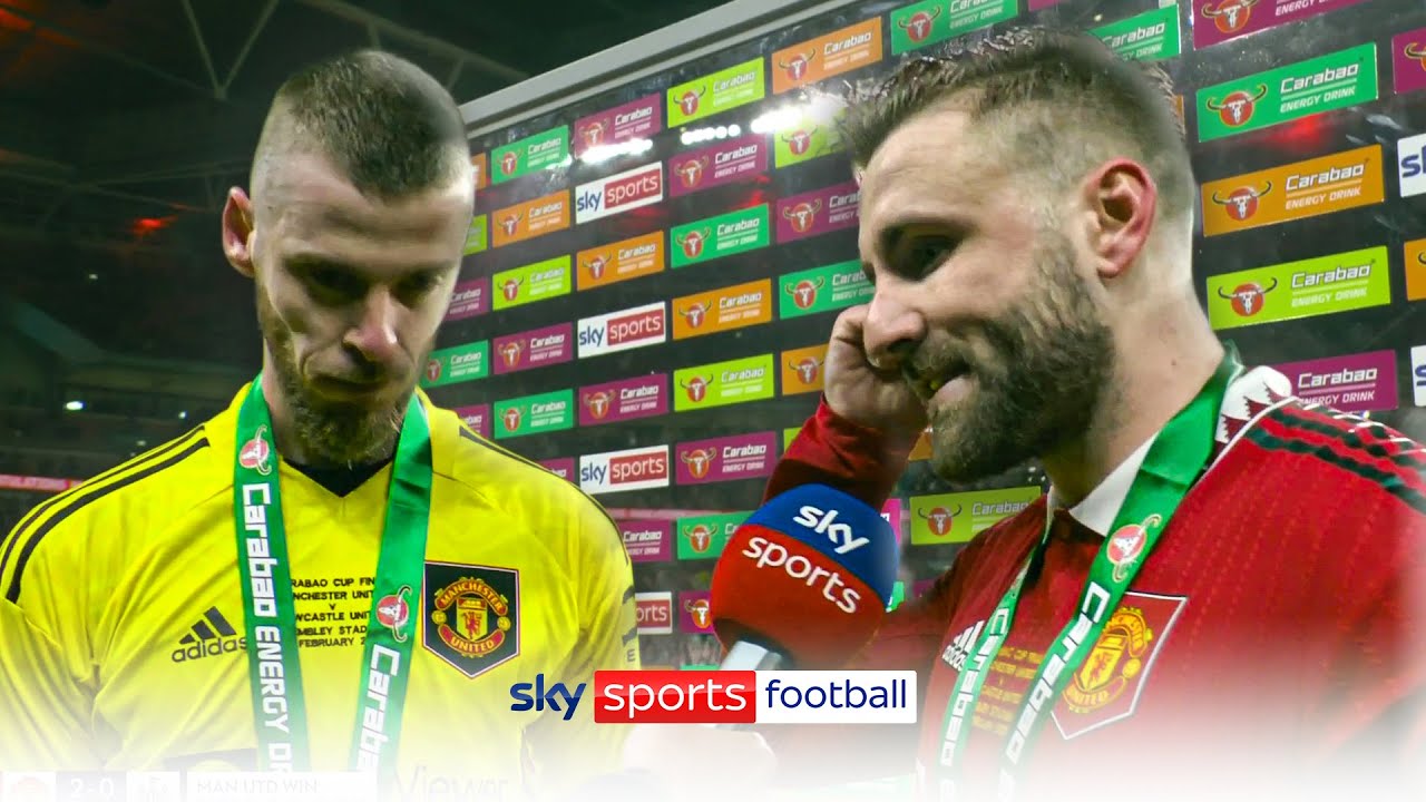 "We want to create our own history!" | David De Gea & Luke Shaw REACT to Carabao Cup win!