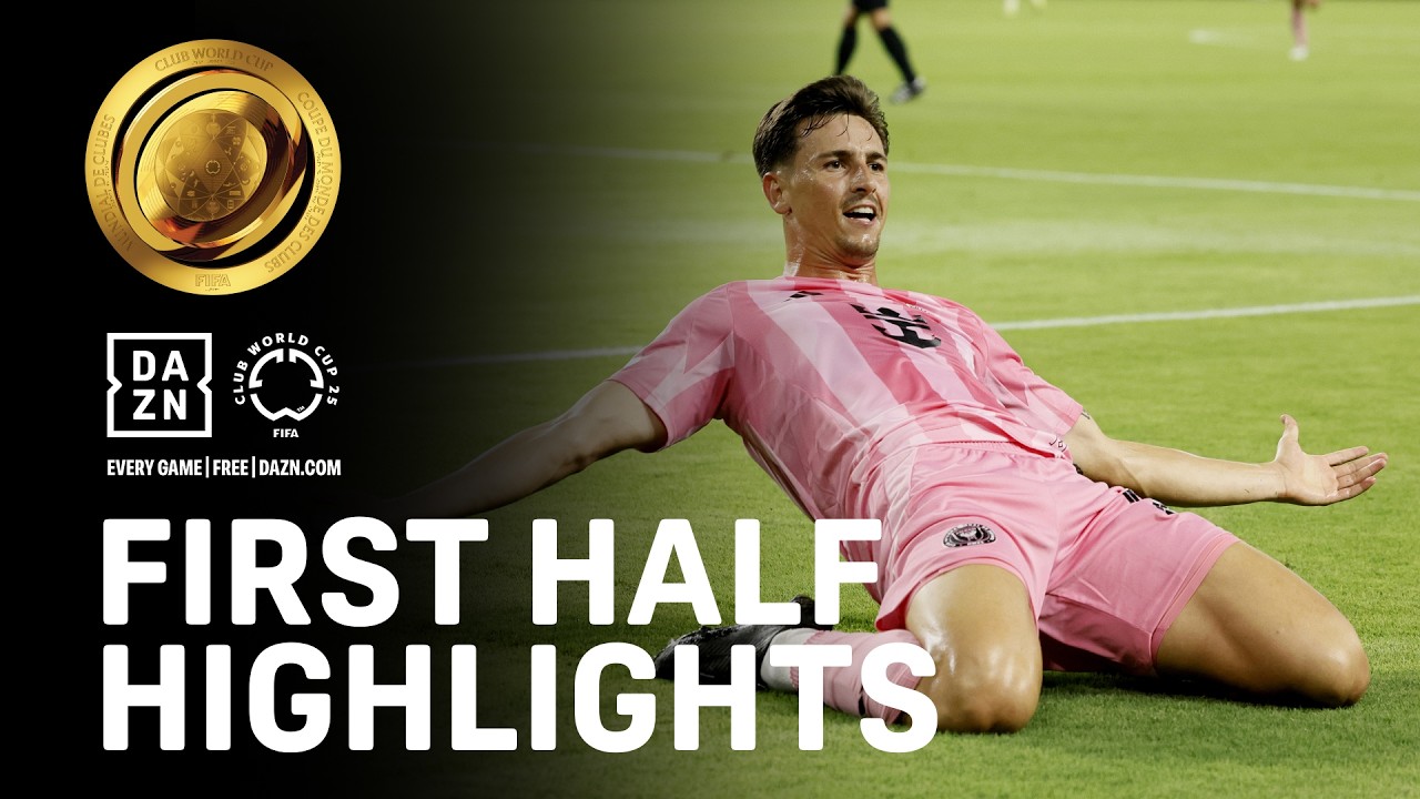 Awesome Allende Goal Gives Inter Miami Lead Vs. Palmeiras | FIFA Club World Cup Halftime Highlights background