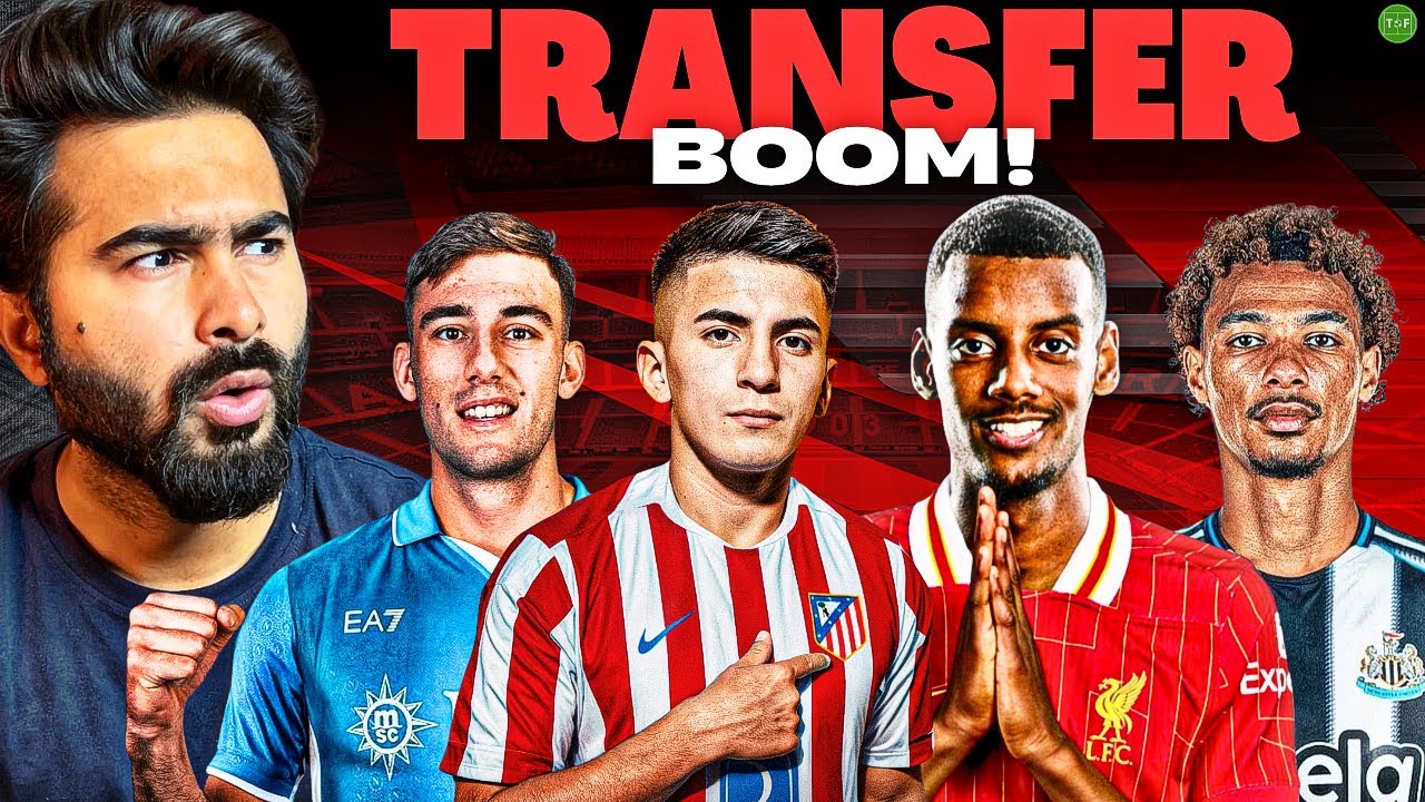 Blockbuster Transfer News | Isak To Liverpool, Almada To Atleti, Ekitike To Newcastle background