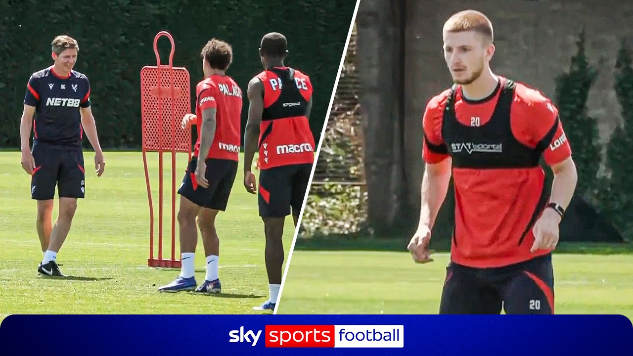 Watch Crystal Palace training ahead of Conference League final 🏆