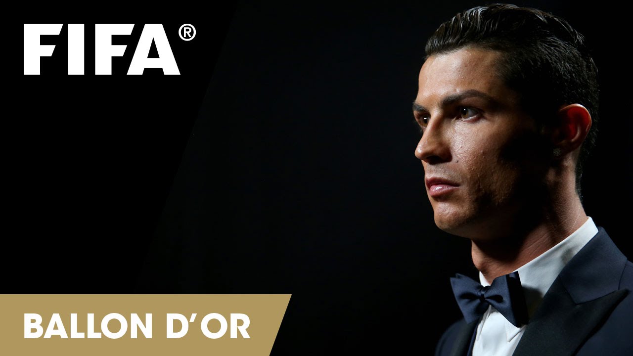 Cristiano Ronaldo wins FIFA Ballon d'Or 2014 backdrop