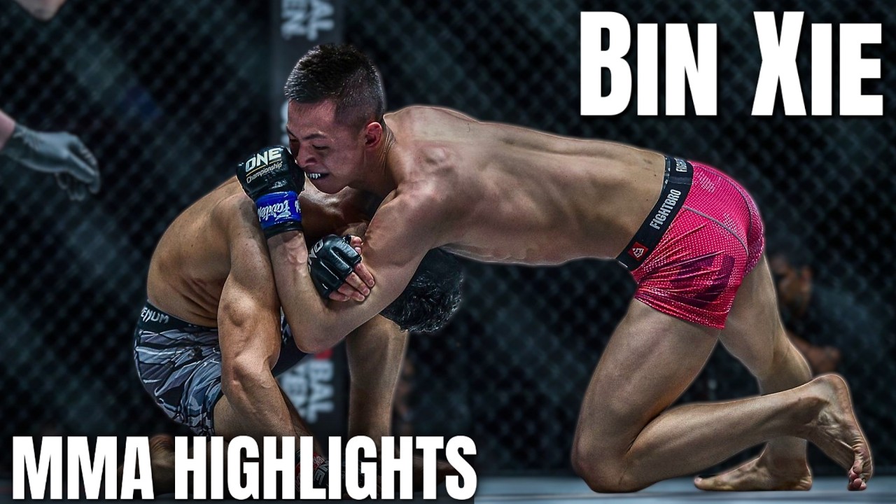 Bin Xie MMA HIGHLIGHTS 2026 Professional 14-6 Fighter UFC Prospect | ONE Chmpionship | WLF | DWCS🇨🇳 background