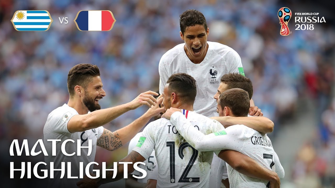 Uruguay v France | 2018 FIFA World Cup | Match Highlights backdrop