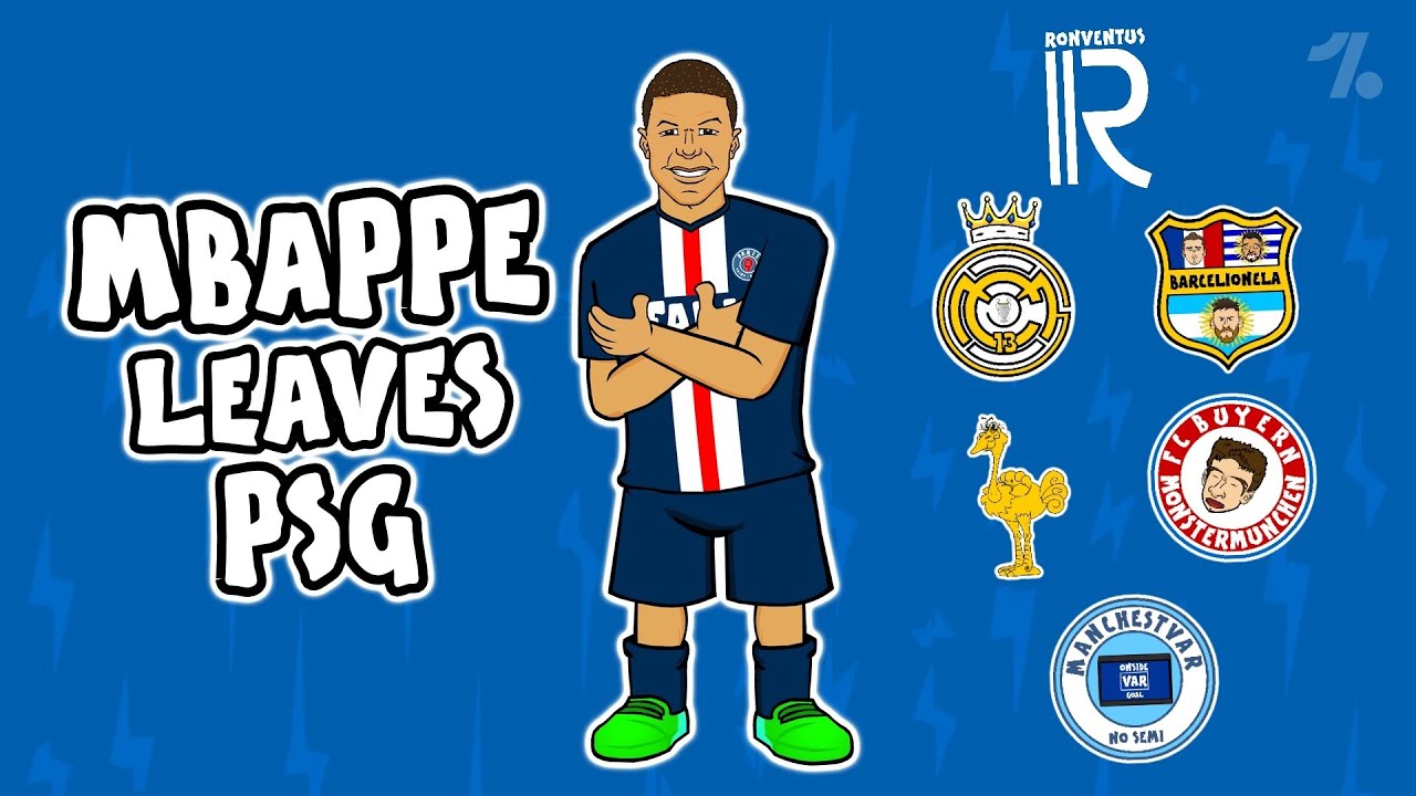 Which club would Mbappe LEAVE PSG for? ► Onefootball x 442oons background