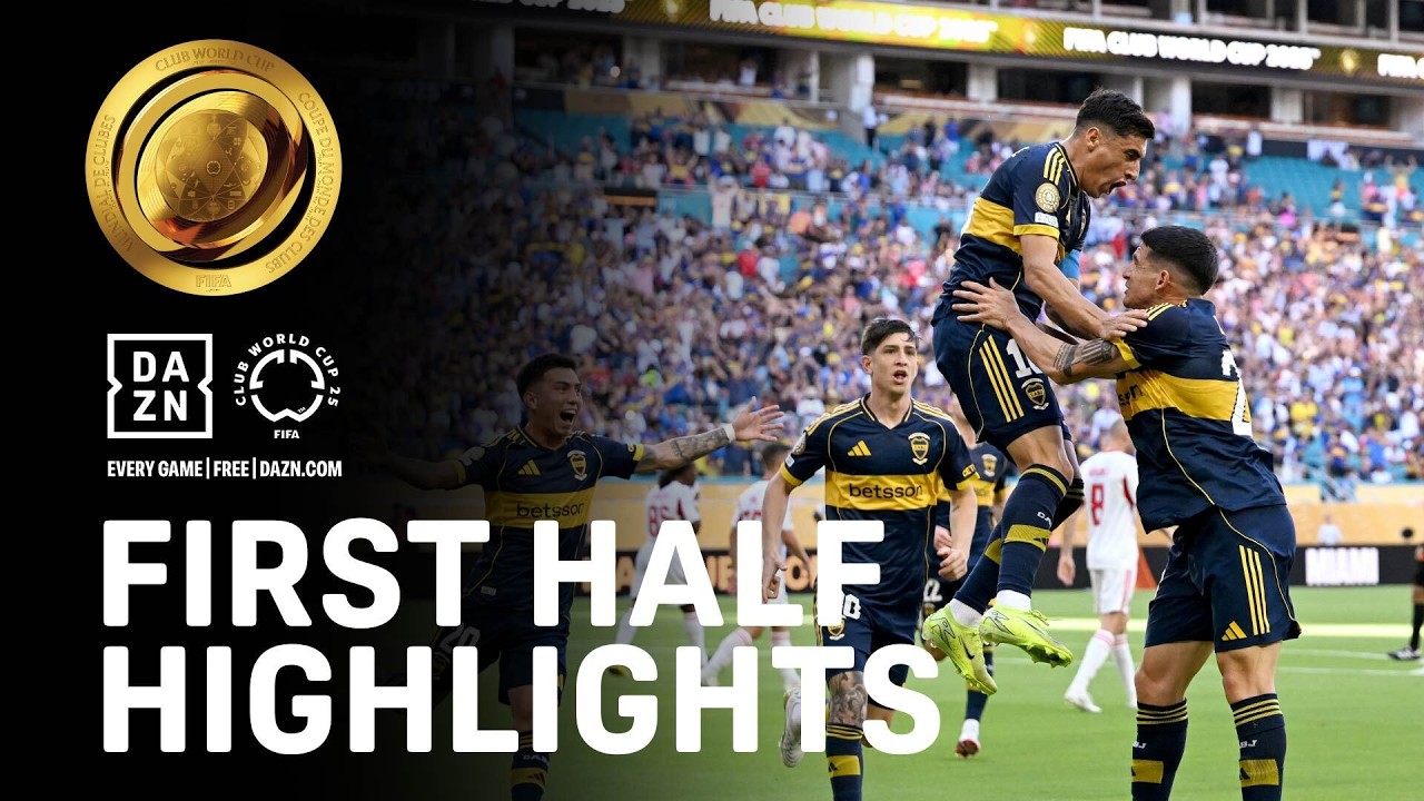 Boca Juniors Edge Ahead 2-1 vs. Benfica | Club World Cup Halftime Highlights