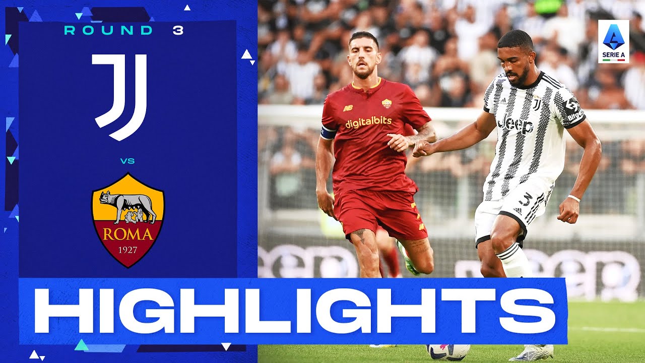 Juventus-Roma 1-1 | Abraham secures a point for Roma: Goal & Highlights | Serie A 2022/23