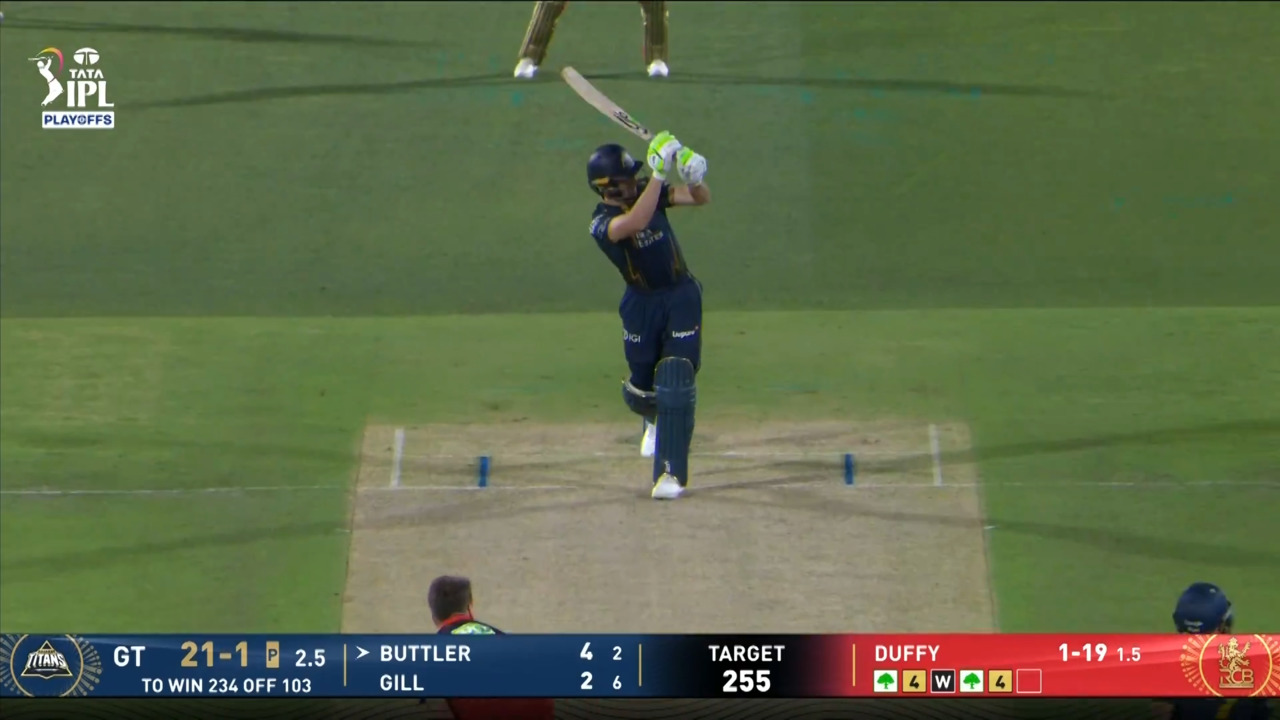 IPL 2026 Q1: RCB vs GT - Jos Buttler Six