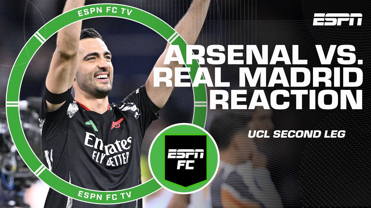 FULL REACTION ЁЯН┐ Arsenal advances past Real Madrid in UEFA Champions League | ESPN FC