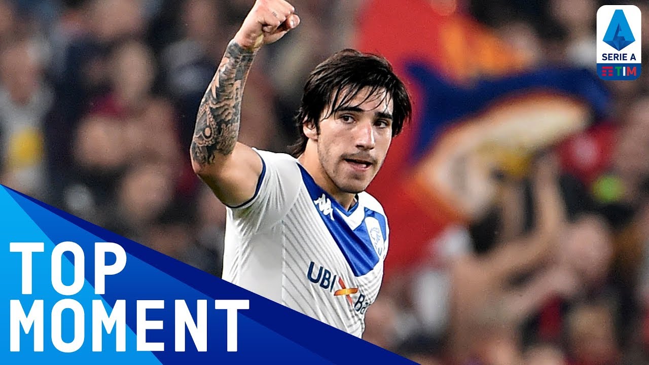 The New Pirlo? Tonali Scores Outstanding Freekick! | Genoa 3-1 Brescia | Top Moment | Serie A background