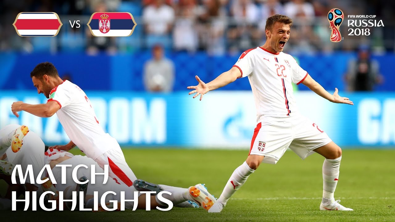 Costa Rica v Serbia | 2018 FIFA World Cup | Match Highlights backdrop