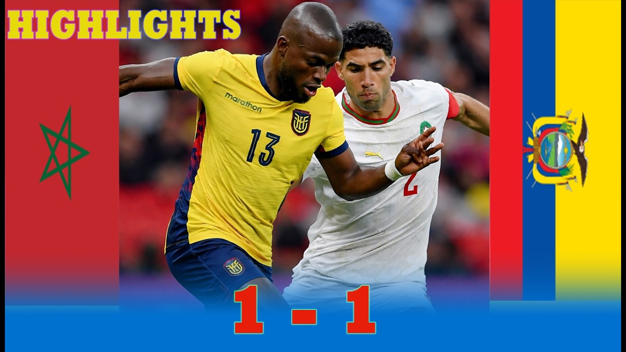 Morocco vs Ecuador Highlights & All Goals | International Friendly | 28.3.2026