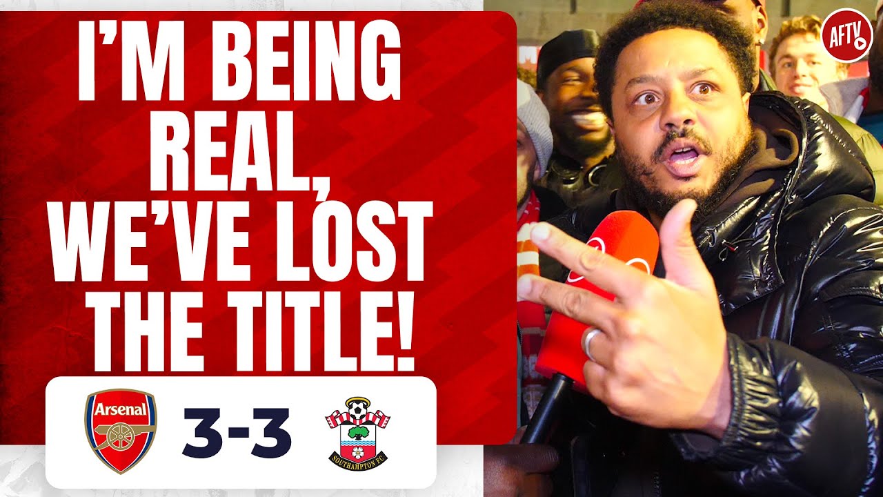 Arsenal 3-3 Southampton | I’m Being Real, We’ve Lost The Title! (Troopz Rant) backdrop