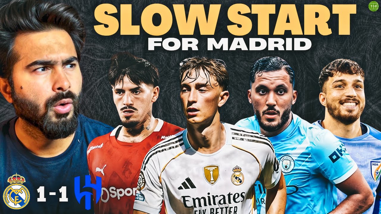 AWKWARD Real Madrid 1-1 Al Hilal, India U23 Loss, Lomonaco to Barca & Man City Win backdrop