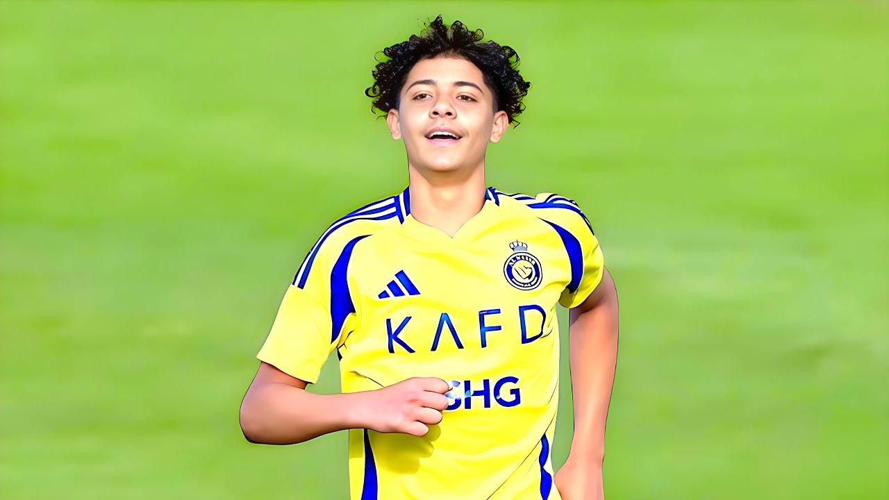 Cristiano Ronaldo Junior vs Al Ula U16.Great Performance đ„ background