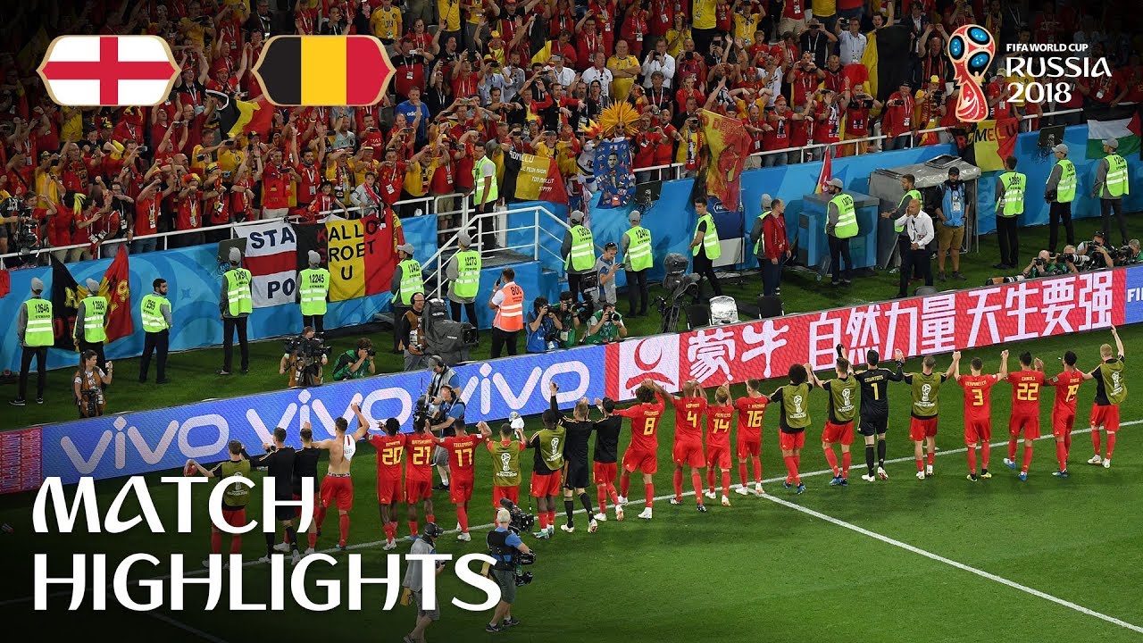 England v Belgium | 2018 FIFA World Cup | Match Highlights background
