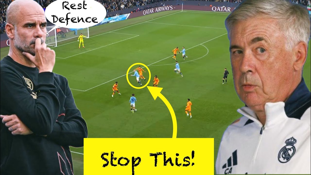 How Manchester City’s Tactical Brilliance Was Easily Undone by Real Madrid backdrop