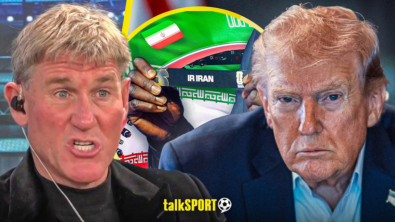 Simon Jordan's PASSIONATE SCATHING RANT as Donald Trump Claims Iran should NOT ATTEND the World Cup! background