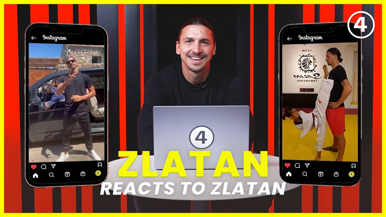 ZLATAN Reacts To His Own Viral Videos background