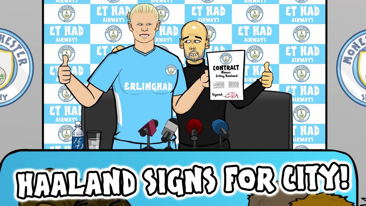 Erling Haaland signs for Man City! 442oons REACTS!