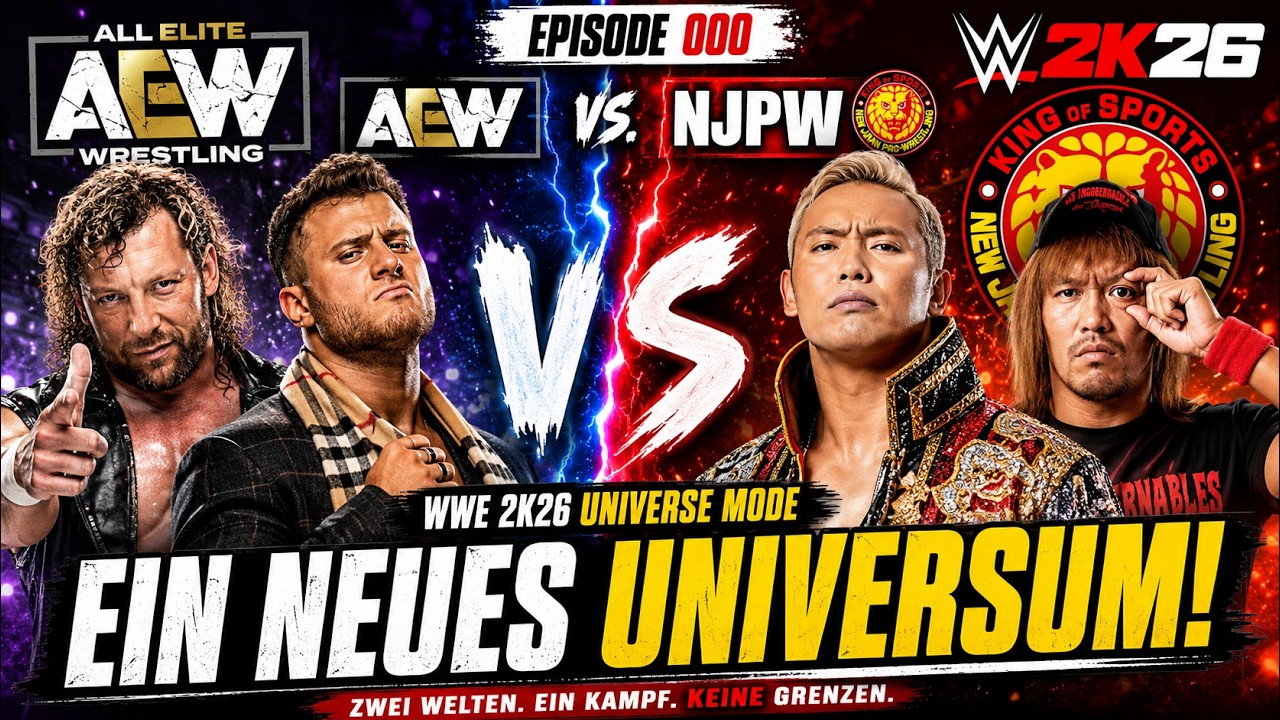 Das GRÖSSTE WWE 2K26 Universe Mode Projekt beginnt JETZT! background