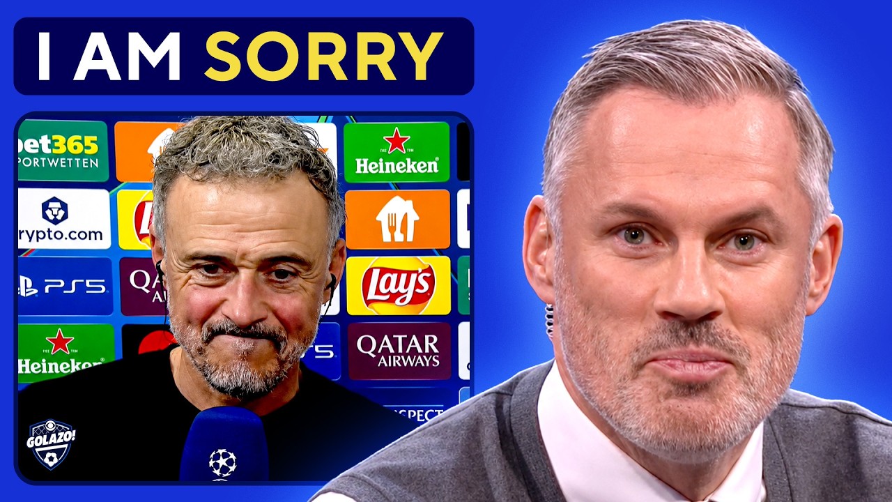 Luis Enrique SURPRISE Interview & Nasser Al-Khelaifi Joins After PSG Win 🎉 | UCL Today background