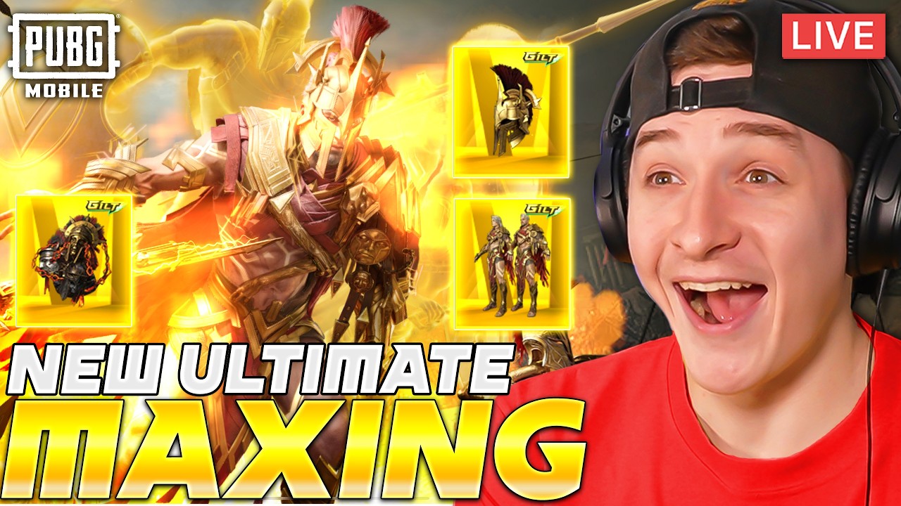 INSANE NEW GLADIATOR ULTIMATE MAXING & GUN LAB! 🔥 PUBG MOBILE LIVE