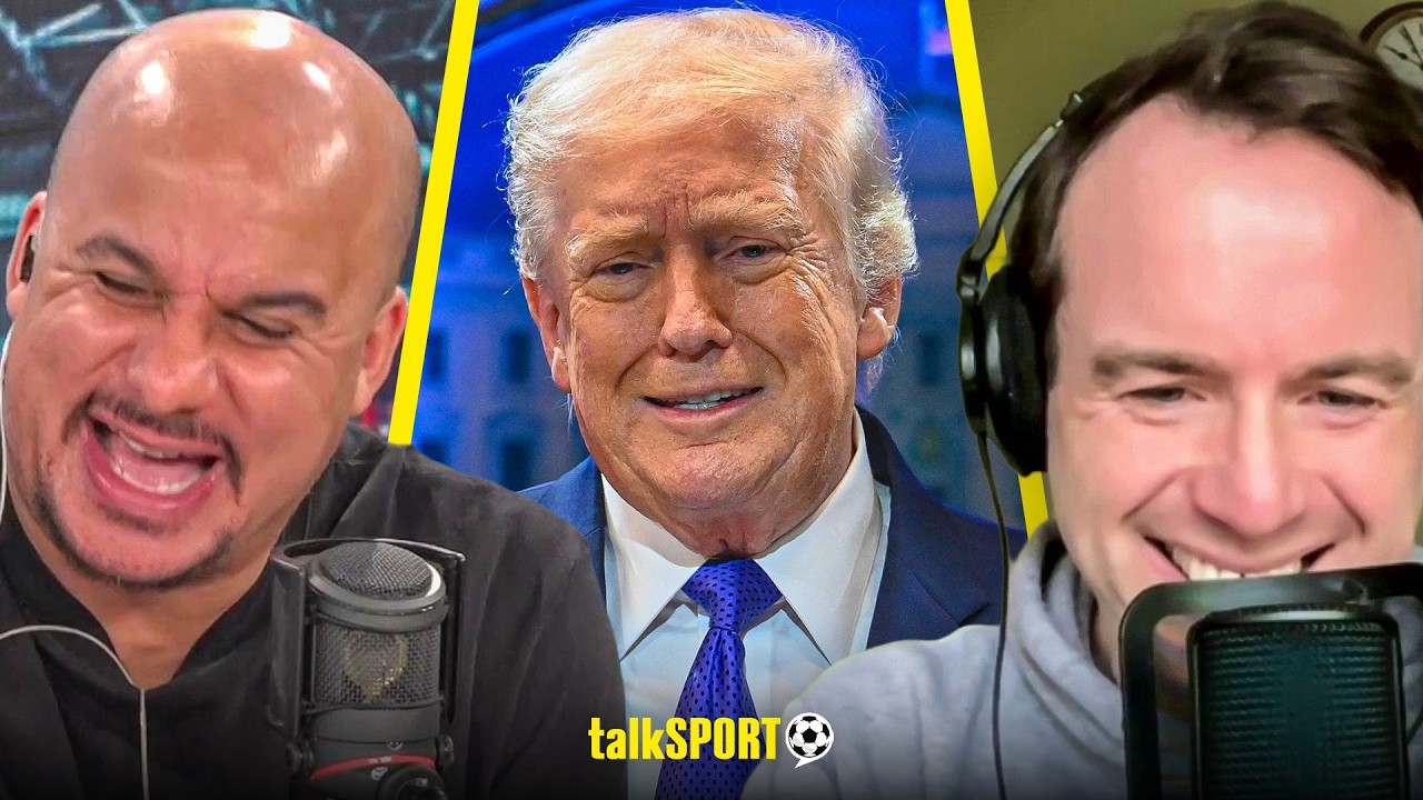 Matt Forde's EPIC Donald Trump IMPRESSION as he delivers MESSAGE for Gabby Agbonlahor background