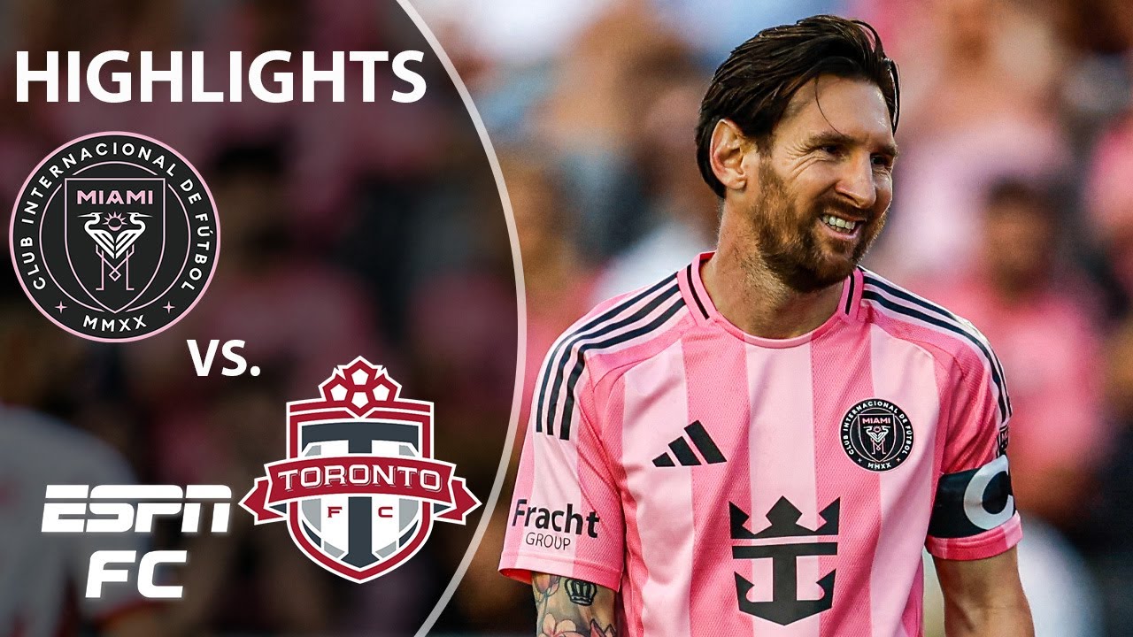 Lionel Messi SCORES 🎥 Inter Miami vs. Toronto FC | MLS Highlights | ESPN FC background