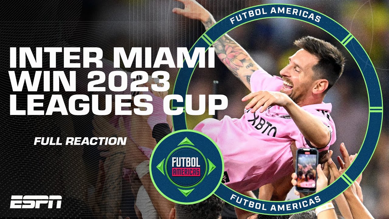 FAIRYTALE FOR MESSI ๐ Reaction to Messi & Inter Miami winning the Leagues Cup ๐ | FA background