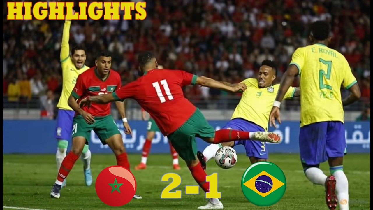 Morocco Shock Brazil! Historic First Win | Match Highlights