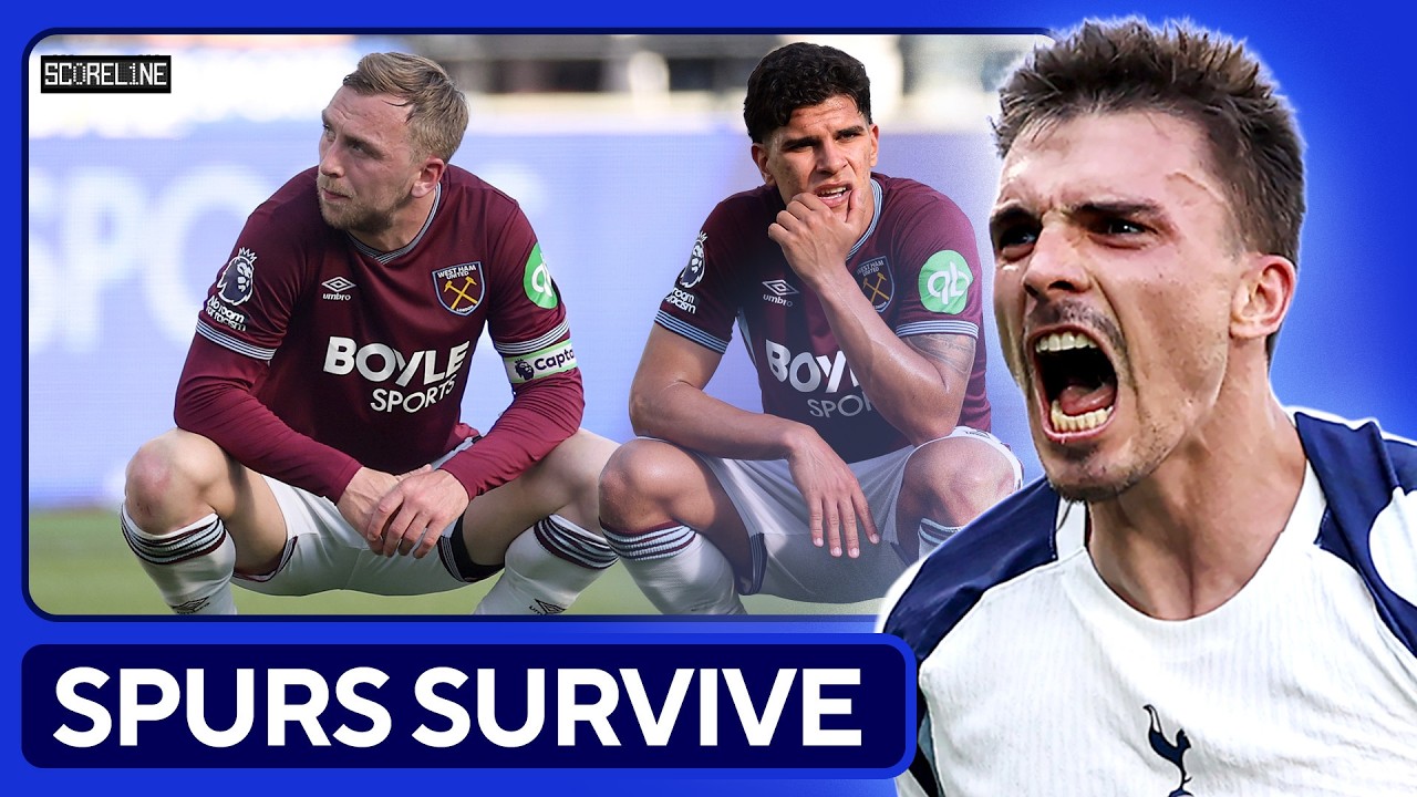 Tottenham avoids RELEGATION, West Ham goes down to EFL Championship