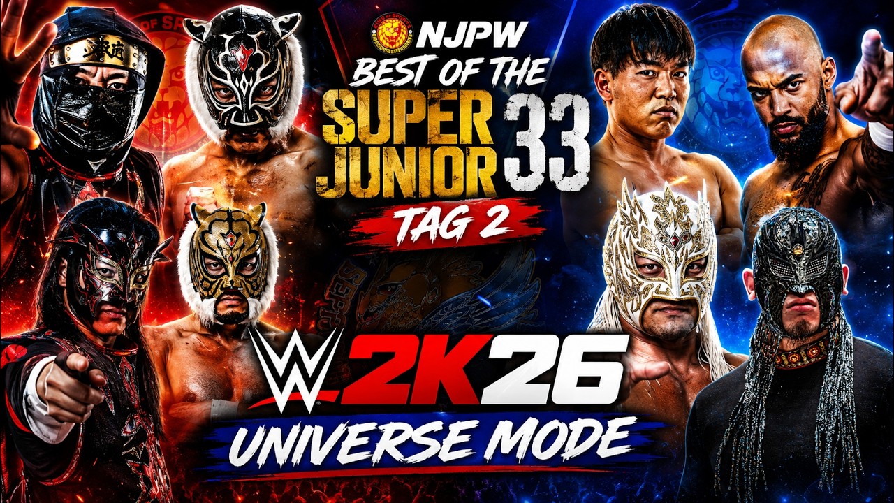 Dragon Lee vs. Shun Skywalker war KRANK ЁЯШ│ | WWE 2K26 AEW vs. NJPW Universe Mode #003 (Deutsch) background