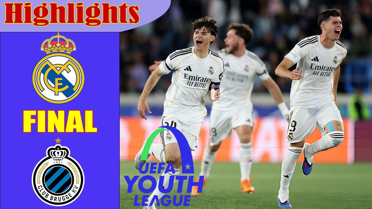 FINAL | Real Madrid vs Club Brugge Highlights & All Goals | UEFA Youth League | 21.4.2026