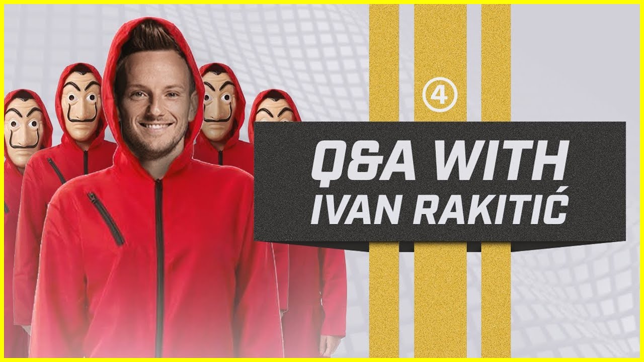 Rakitić In The New La Casa De Papel!? Robbing The Bank With Who? background