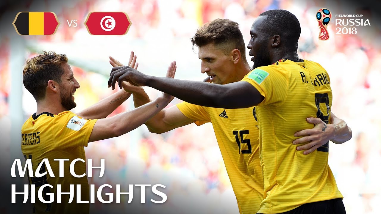 Belgium v Tunisia | 2018 FIFA World Cup | Match Highlights