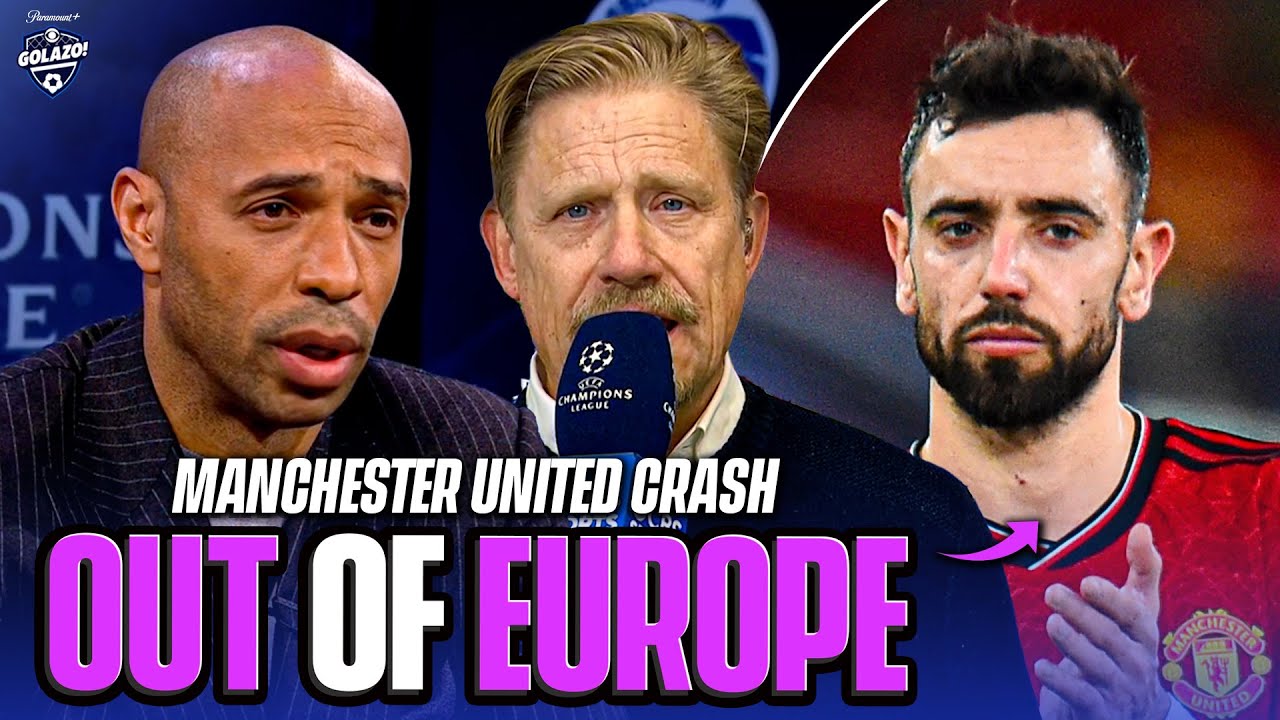'It's shocking' | Henry & Schmeichel on Man Utd's UCL EXIT! | UCL Today | CBS Sports Golazo background