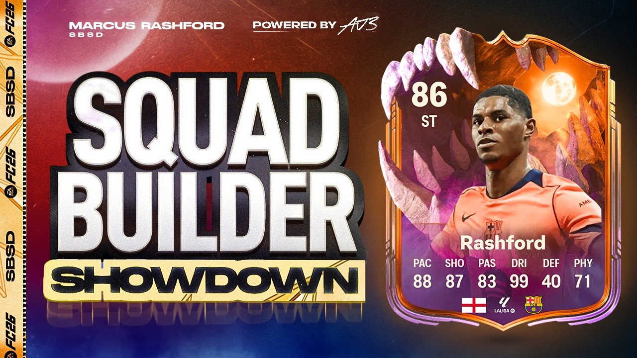 FC26 SCREAM RASHFORD SQUAD BUILDER SHOWDOWN!!! backdrop