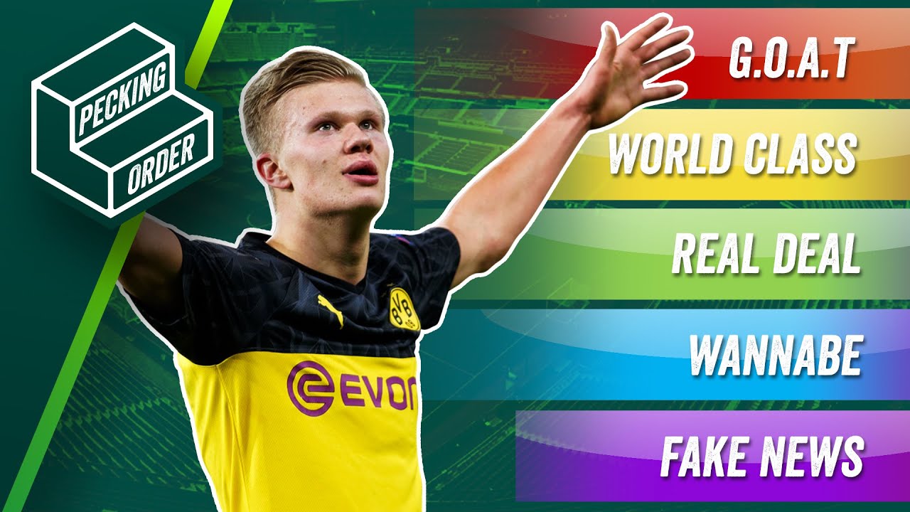 TIER LIST: Ranking UEFA Champions League wonderkids inc. Erling Haaland! ► Pecking Order background