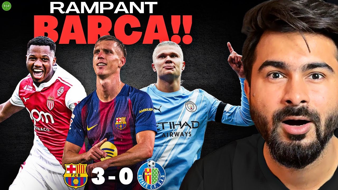 Barca Thump Getafe 3-0 | Why Pep Played Haramball vs Arsenal? | Fati Scores! #MDB background