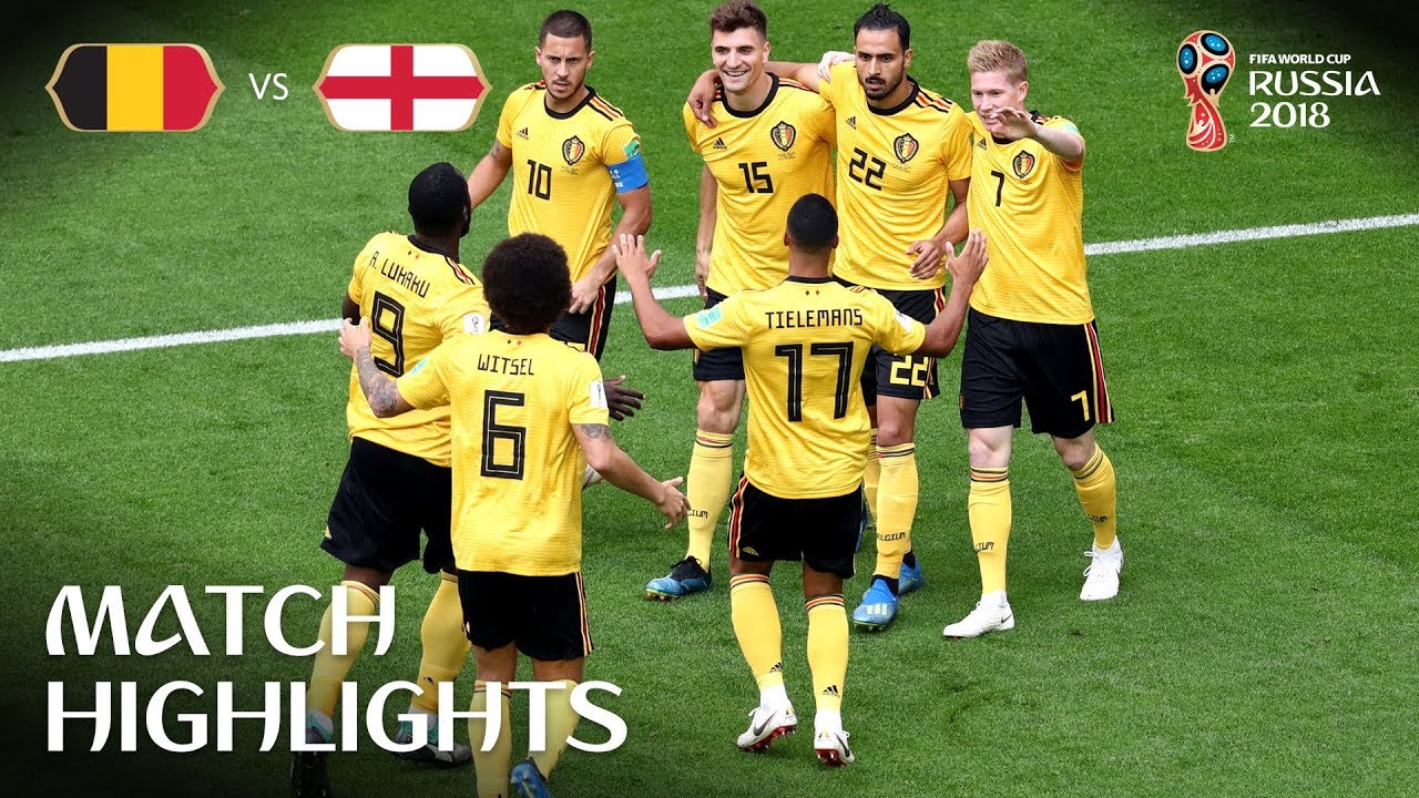 Belgium v England | 2018 FIFA World Cup | Match Highlights backdrop