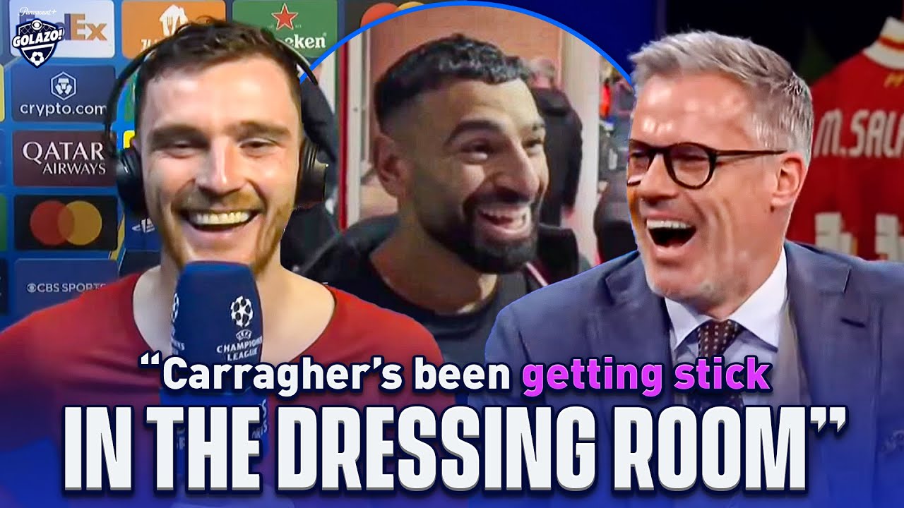 Andy Robertson reveals what Liverpool really think of Carragher's Salah comments! đ | UCL Today