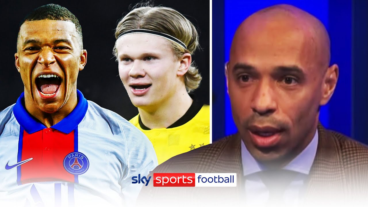 Kylian Mbappe or Erling Haaland? 🔥| Thierry Henry & Jamie Carragher share their thoughts background