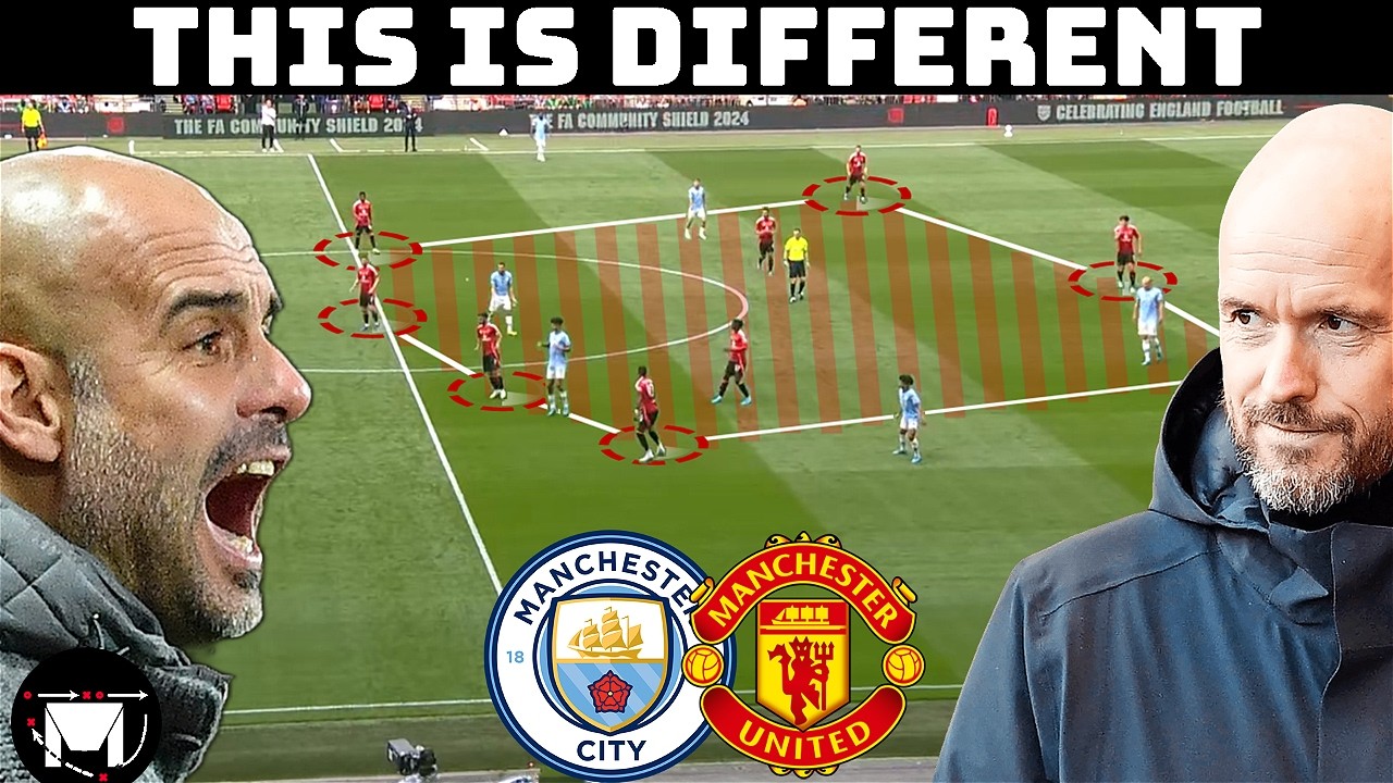Ten Hag's United Go Toe-To-Toe With Pep's City | Community Shield background