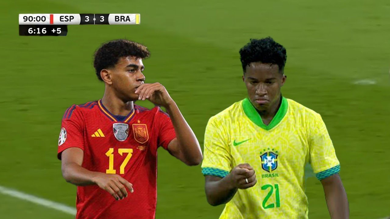 The Day Lamine Yamal And Endrick Met For The First Time ● Extended Highlights