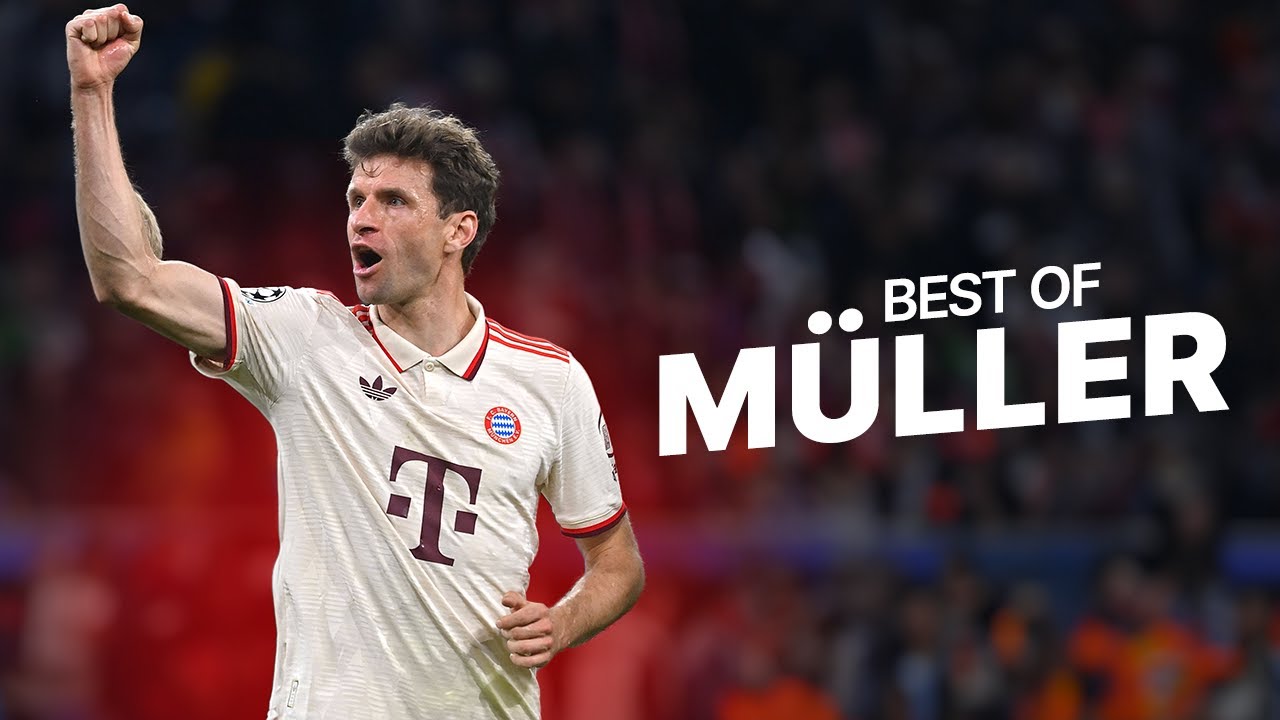 Thomas Müller - 328 Goals & Assists for FC Bayern (2008-25) background
