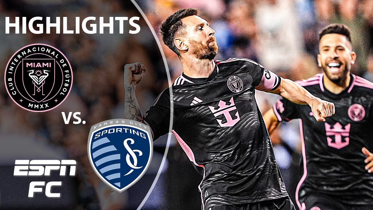 MESSI & SUAREZ SCORE π± Inter Miami vs. Sporting Kansas City | MLS Highlights | ESPN FC