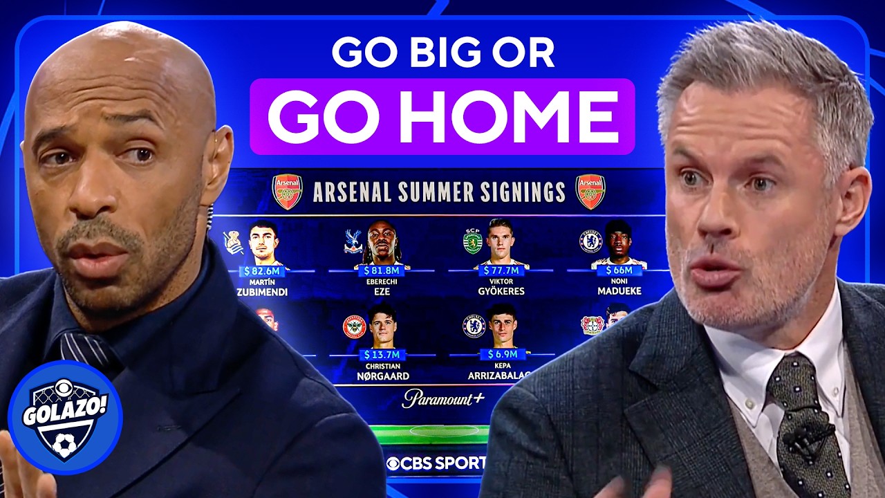 Thierry Henry & Jamie Carragher on how far Arsenal can go in the UCL | UCL Today | CBS Sports Golazo