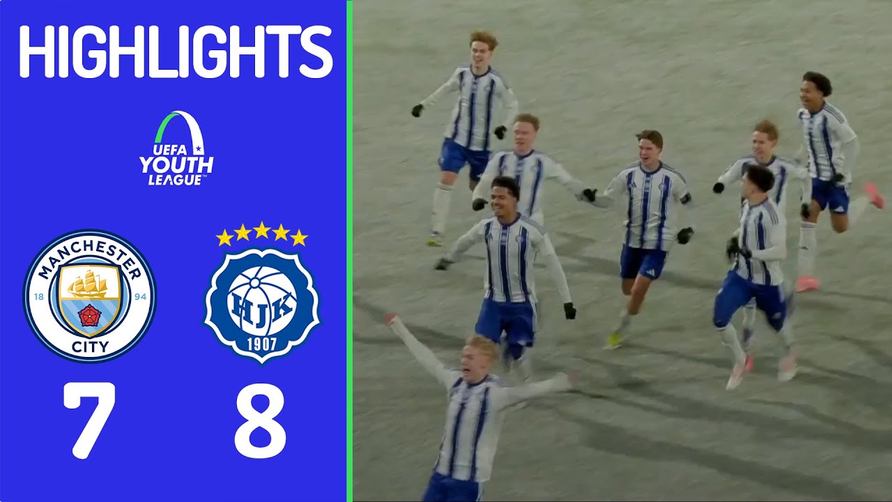 Manchester City vs HJK | Thrilling Score Chase, Tense Penalty Shootout | UEFA Youth League 4-2-2026