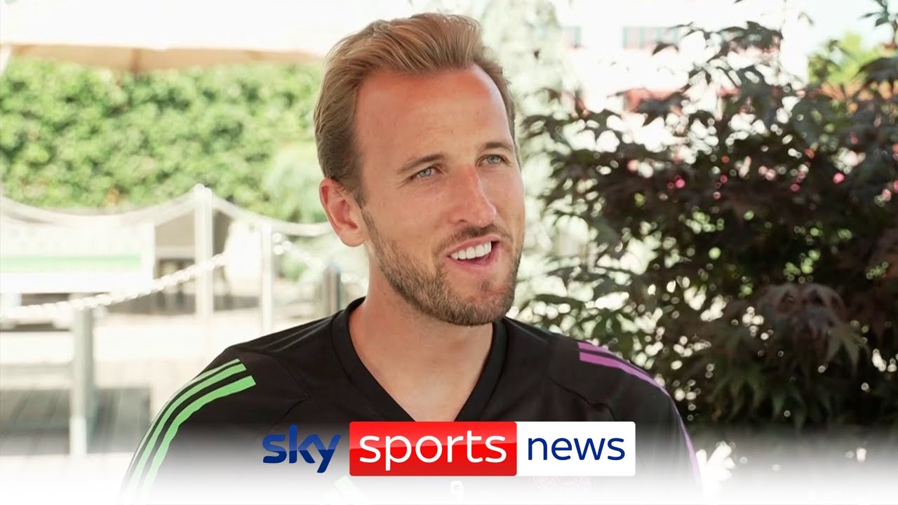 Exclusive - Harry Kane's first UK media interview since joining Bayern Munich background