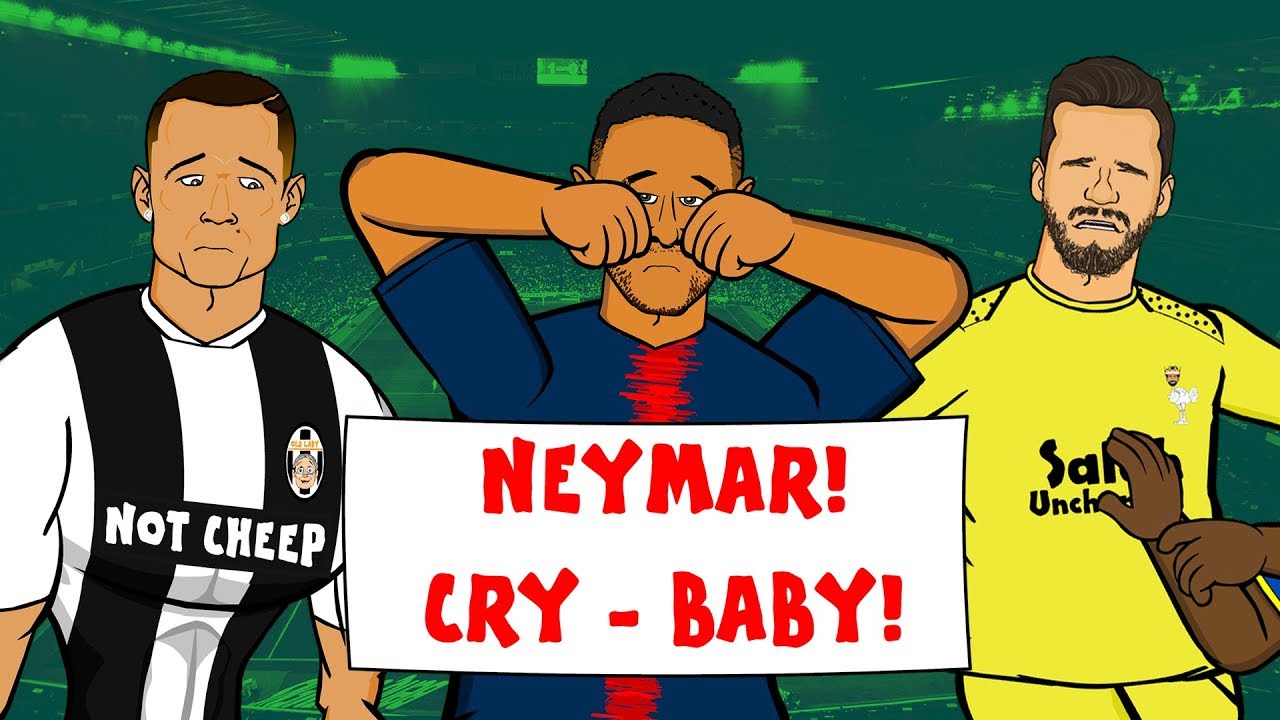 Alisson makes huge mistake REACTION! 📺 GOGGLE IN THE BOX with 442oons 📺 ft. Neymar & Ronaldo background